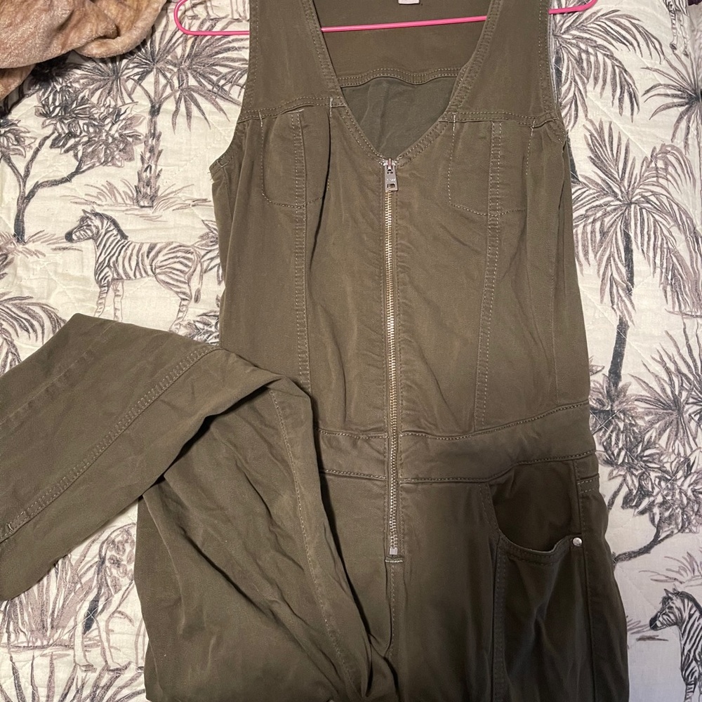 Jean jump suit